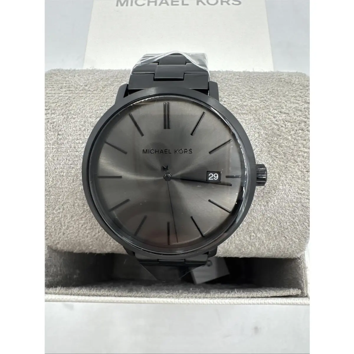 Michael Kors MK9135 Men`s Blake Black Stainless Steel Bracelet Watch 42mm
