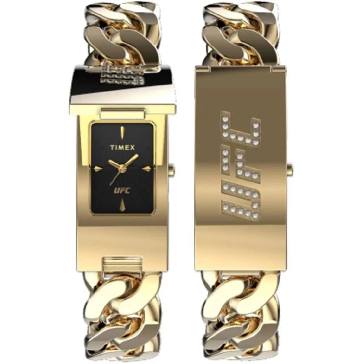 Timex Ufc Championship Crystal Black Dial Ladies Watch TW2V55500 - Black