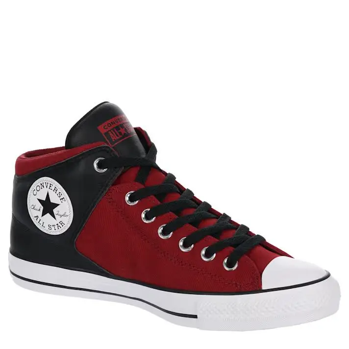 Mens Chuck Taylor All Star High Street Casual Shoe Sneaker Red by Converse