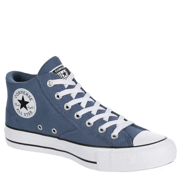Converse Mens Chuck Taylor All Star Malden Mid Top Street Sneaker Shoes - Blue