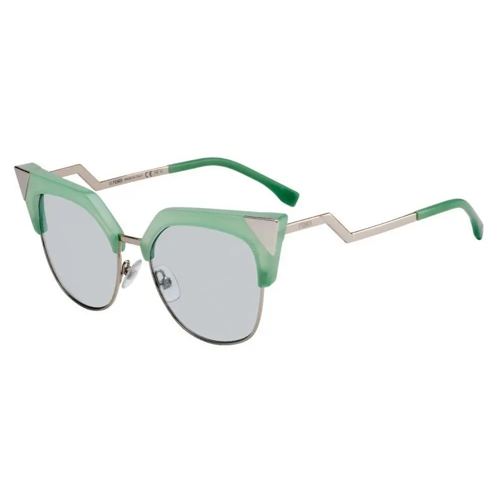 Fendi FF0149 S1ED Women`s Sunglasses Light Green / Azu Phtcromatic Lens