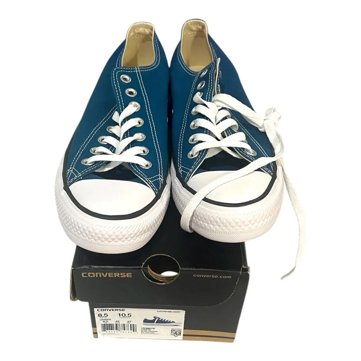 Converse shoes - Converse Chuck Taylor All Star OX - 153867F - Blue Lagoon (Teal Color) 0