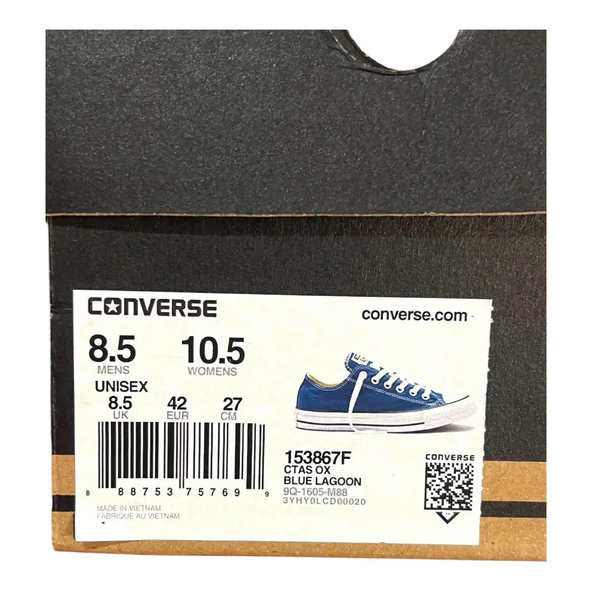 Converse shoes - Converse Chuck Taylor All Star OX - 153867F - Blue Lagoon (Teal Color) 2