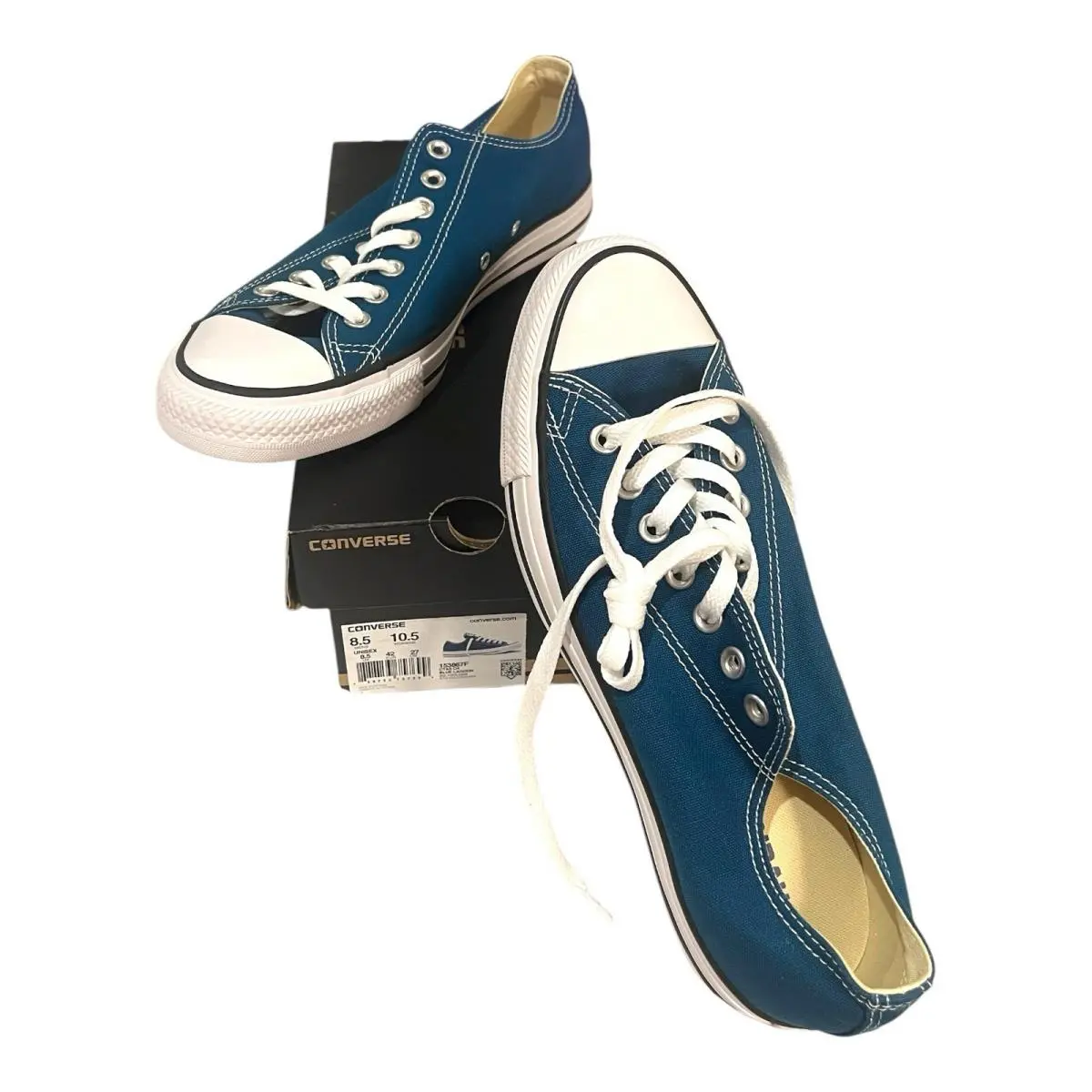Converse shoes - Converse Chuck Taylor All Star OX - 153867F - Blue Lagoon (Teal Color) 7