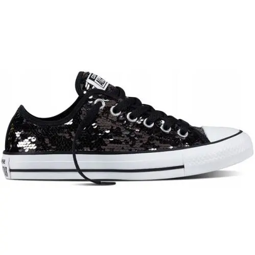Converse shoes - SEQUINS CEKINY GUNMETAL WHITE/BLACK - U35 - 557988C 0