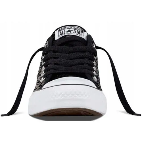 Converse shoes - SEQUINS CEKINY GUNMETAL WHITE/BLACK - U35 - 557988C 2
