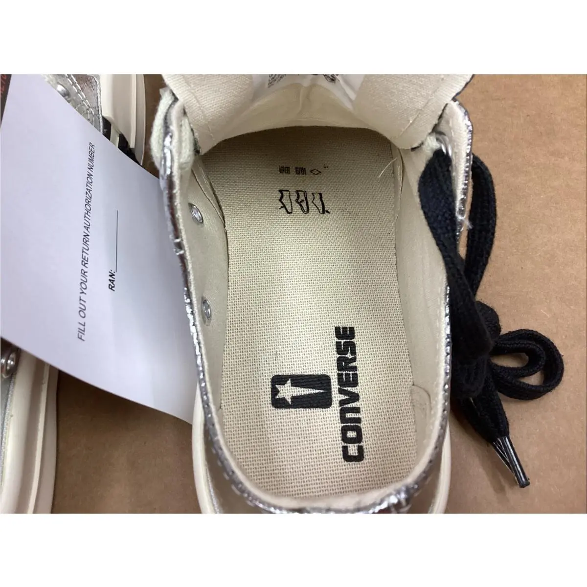 Converse shoes - A01292c - A01292c - silver/white 11
