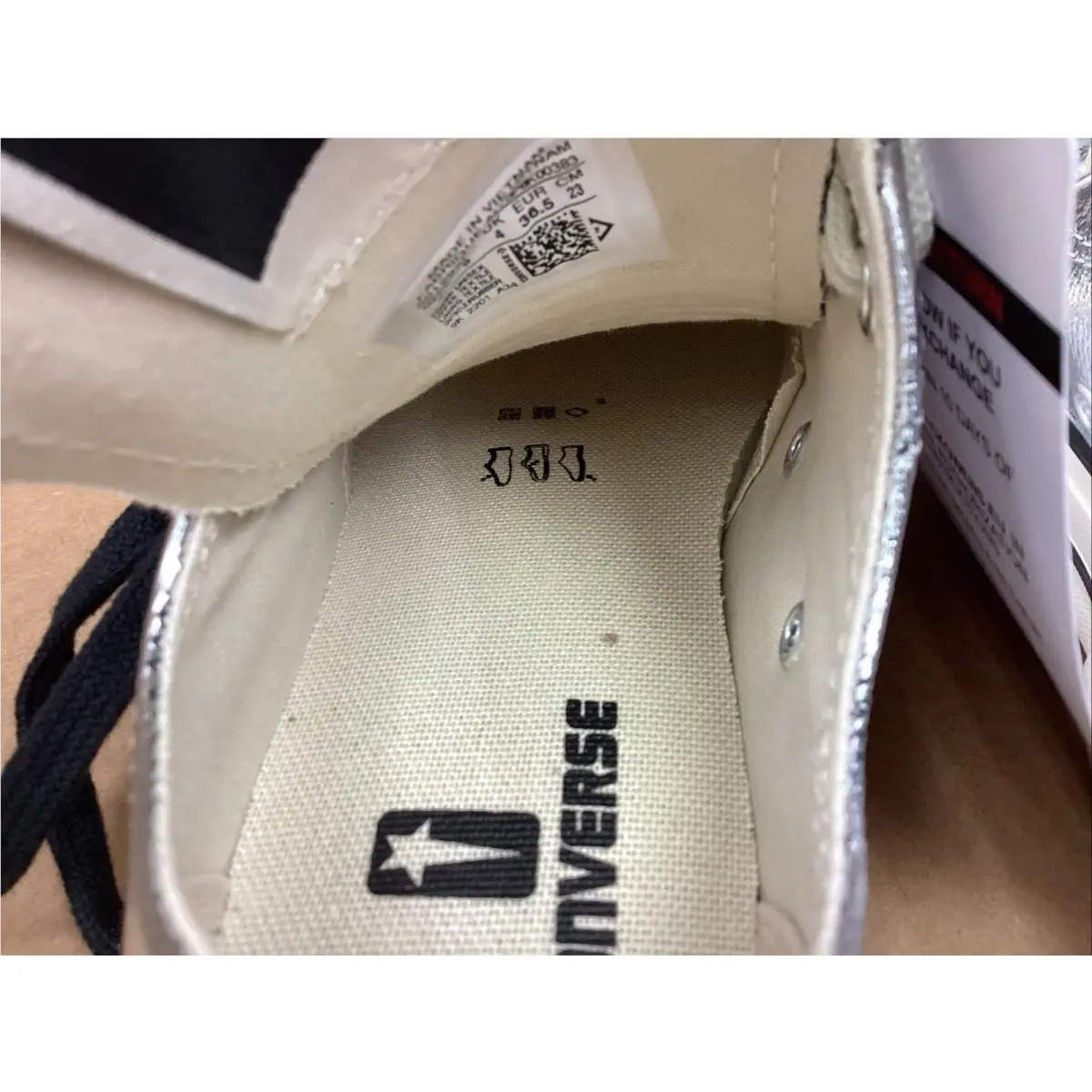 Converse shoes - A01292c - A01292c - silver/white 12