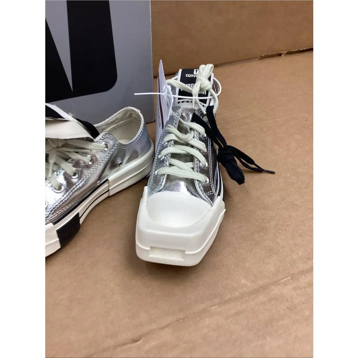 Converse shoes - A01292c - A01292c - silver/white 3