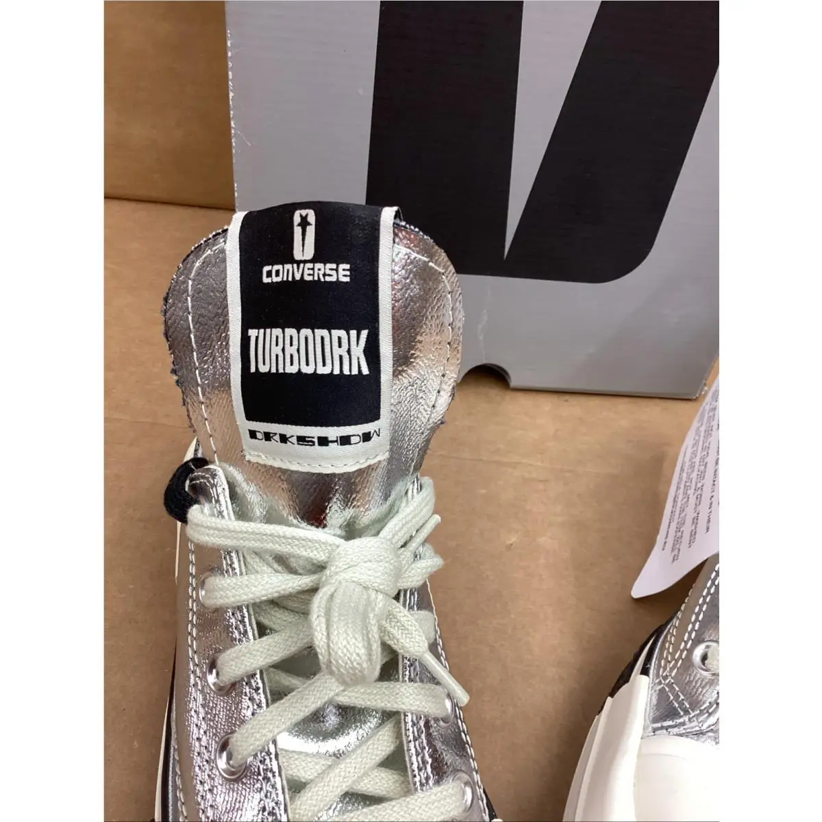 Converse shoes - A01292c - A01292c - silver/white 4