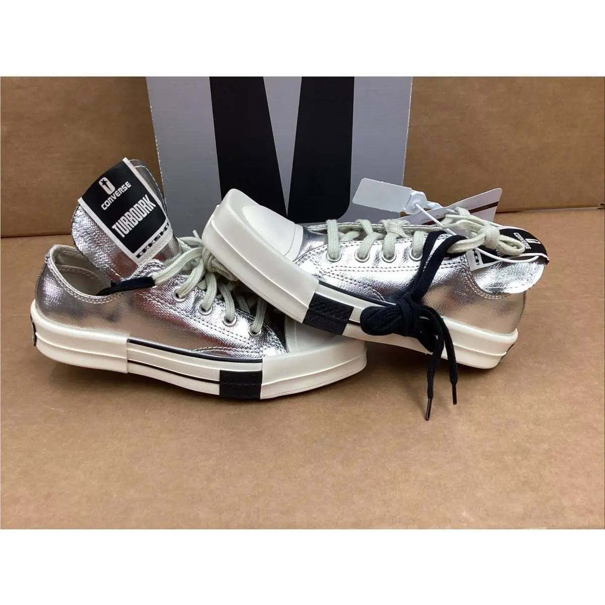 Converse shoes - A01292c - A01292c - silver/white 5