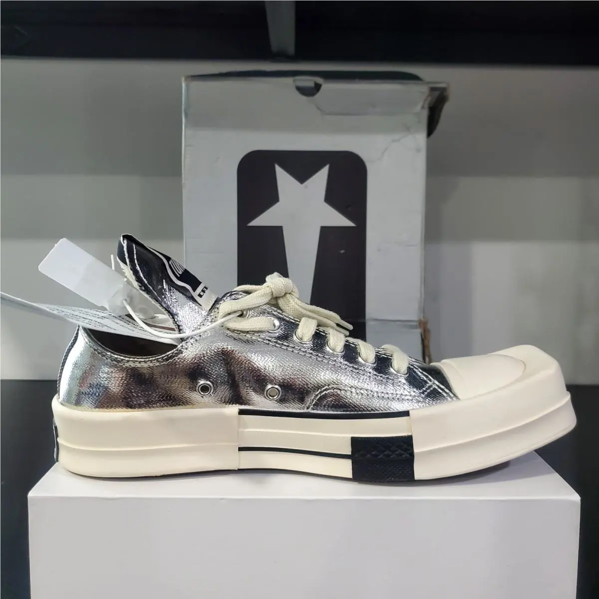 Converse shoes - Converse Chuck 70 - Chuck - A01292C - Silver, Manufacturer: Silver/Egret/Black 2