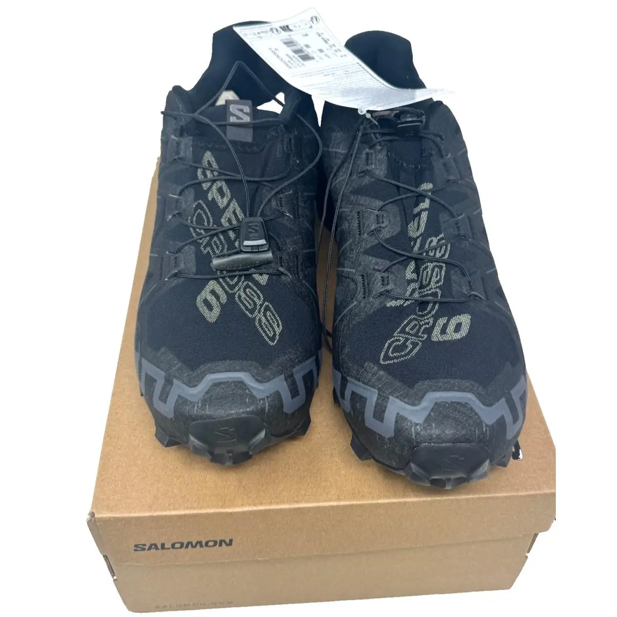 Salomon Speedcross 6 Men`s Trail Running Shoes Size 8.5 Black/black