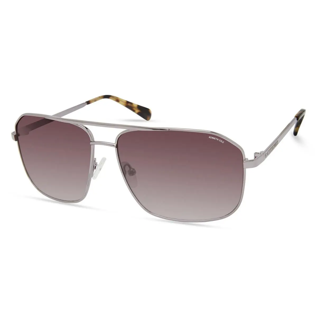 York Women Sunglass KC6068-07N Silver 60-14-135 by Kenneth Cole