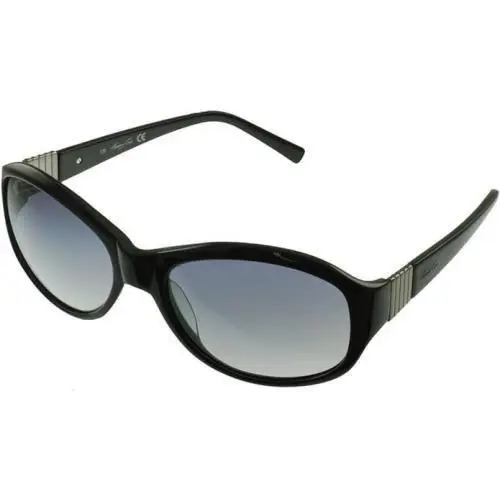 York Women Sunglass KC6094-01B Black 59-18-130 by Kenneth Cole