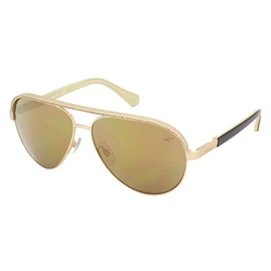 York Women Sunglass KC7129-31G Gold/black 59-12-135 by Kenneth Cole
