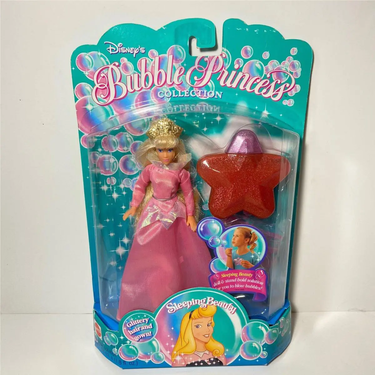 6.5 1995 Mattel Disney Bubble Princess Sleeping Beauty Doll