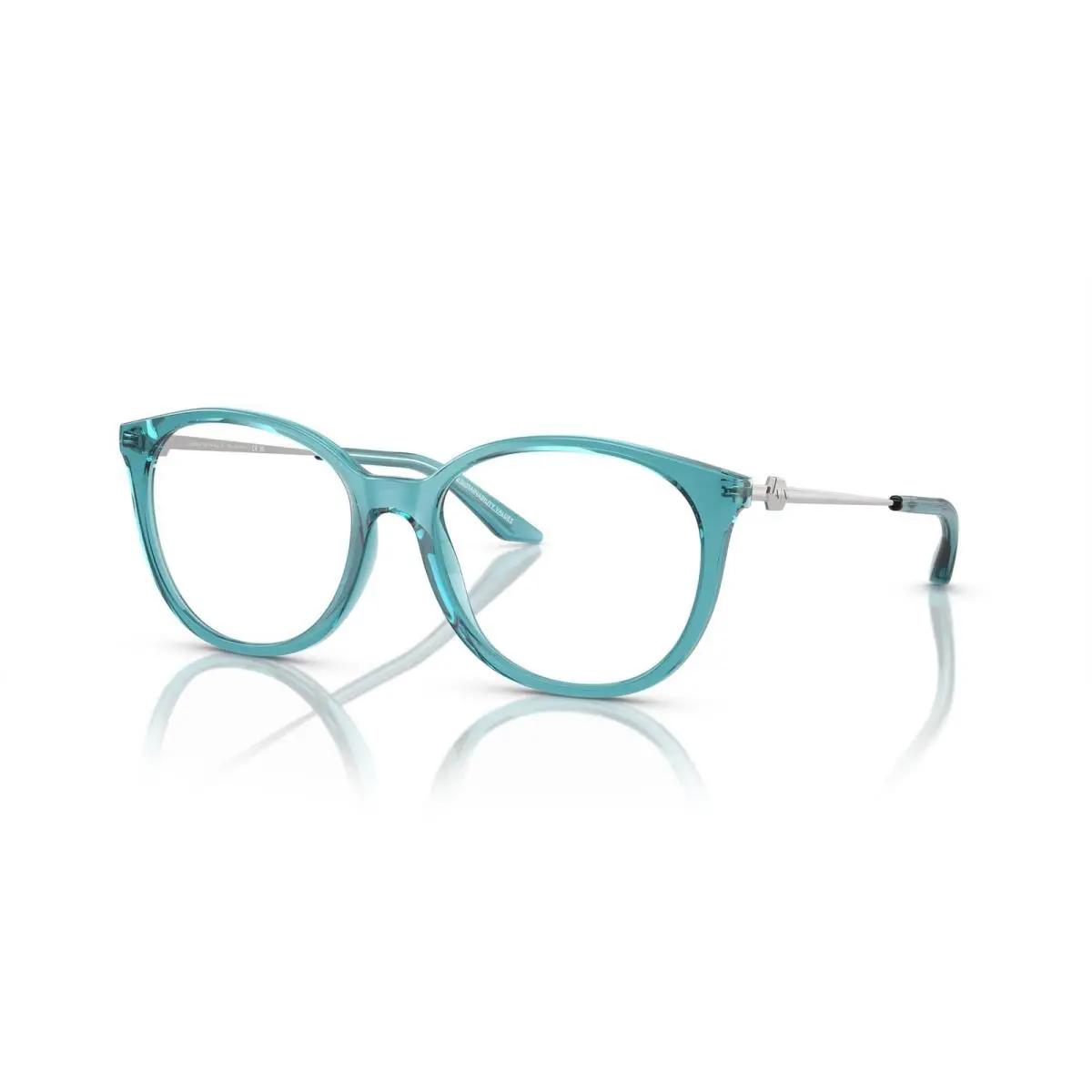 Armani Exchange Women`s AX3109 8237 53mm Eyewear Frames Transparent Petrol