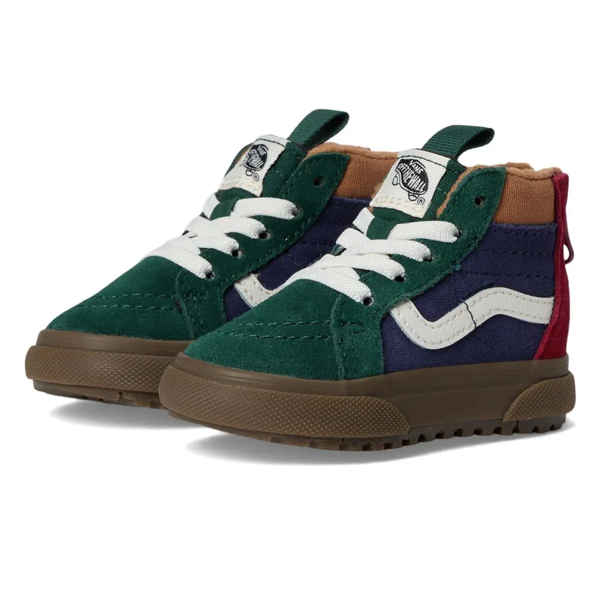 Children Unisex Shoes Vans Kids Mte™ SK8-Hi® Zip Infant/toddler - Color-block Multi/Gum