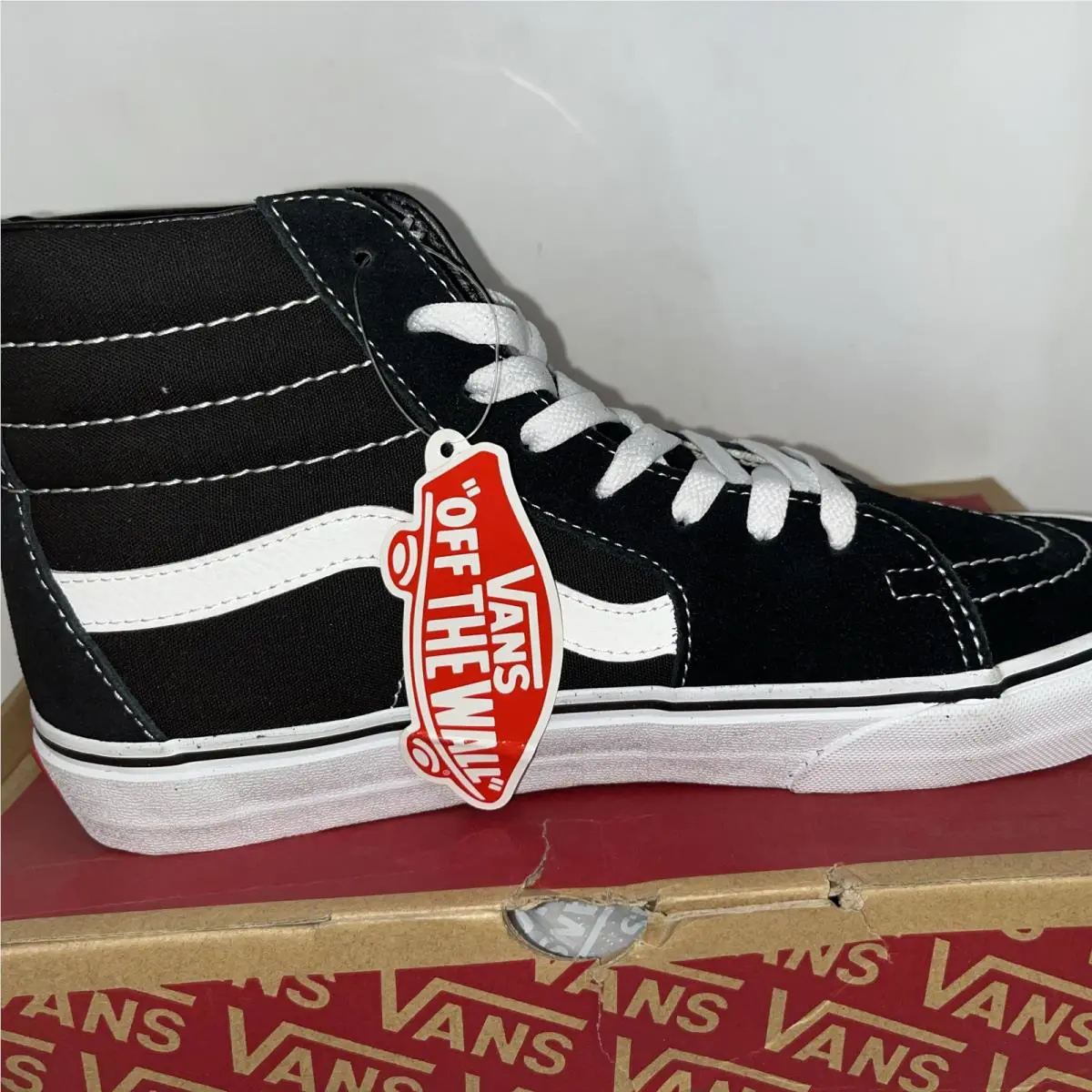 Vans shoes - VANS Off The Wall - Off The Wall - VN000D5IB8C - BLACK/ WHITE 6