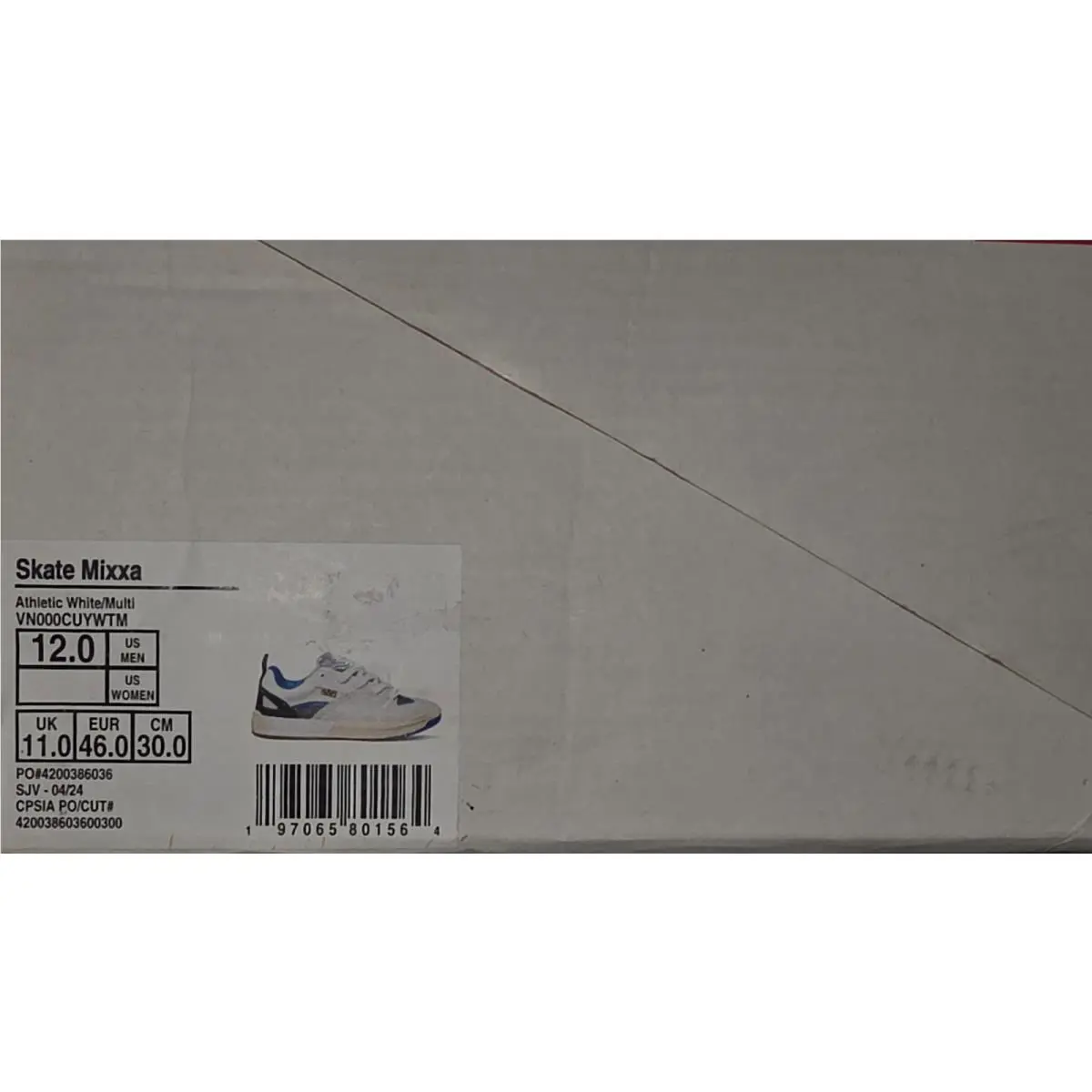 Vans shoes - VANS Skate Mixxa - Skate Mixxa - VN000CUYWTM - White 10