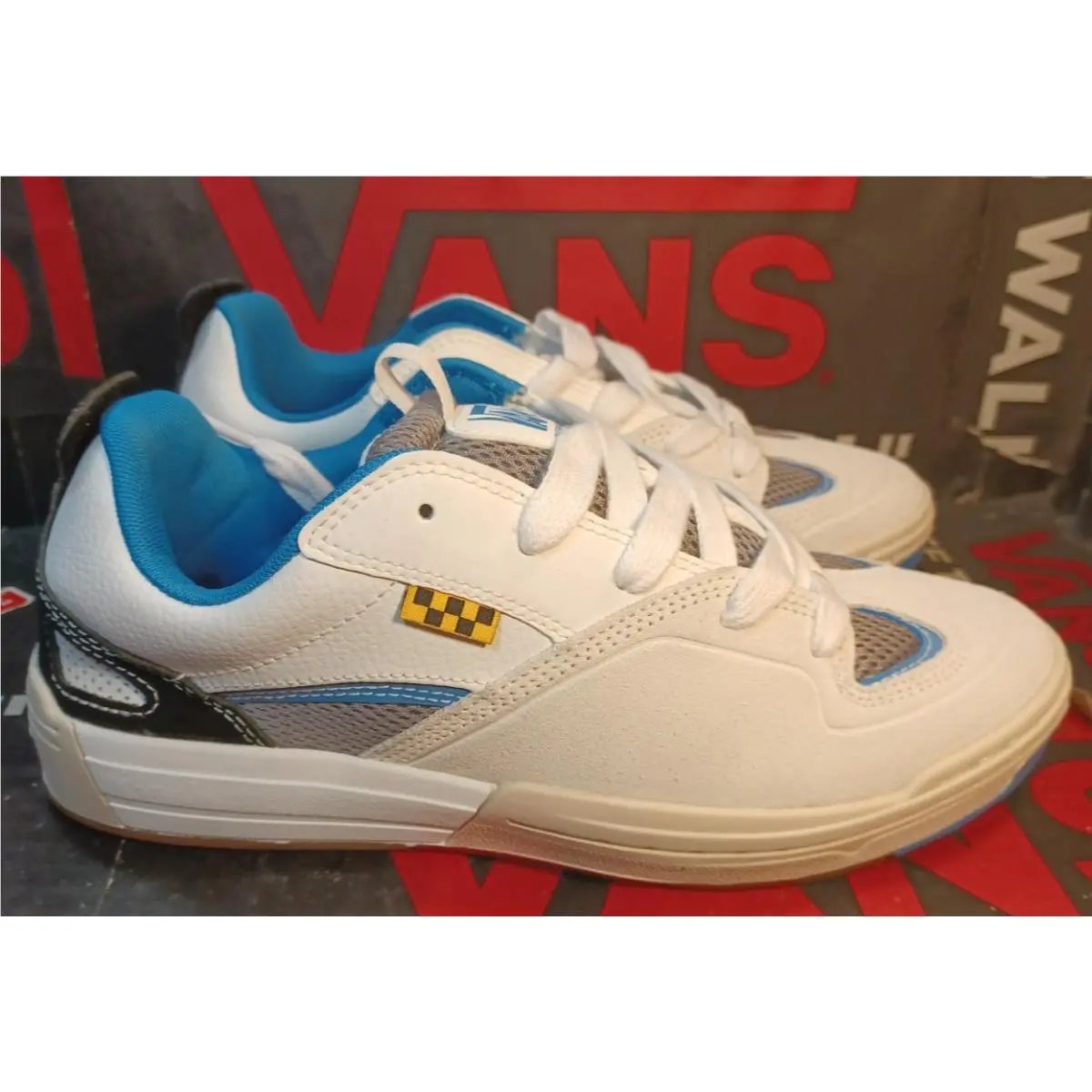 Vans U.s. Men`s 11.5 Skate Mixxa Athletic White Multi --VN000CUYWTM