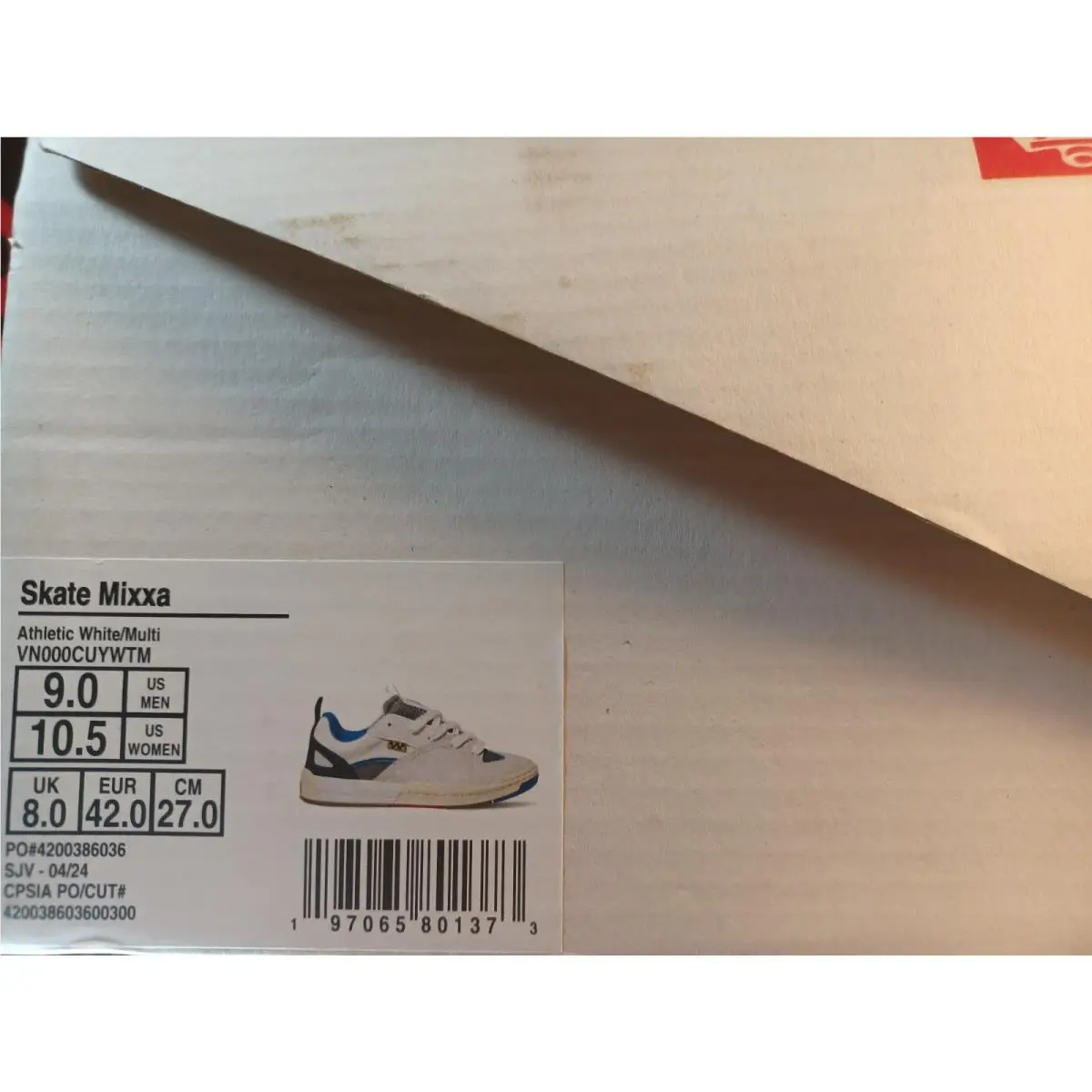 Vans shoes - VANS Skate Mixxa - Skate Mixxa - VN000CUYWTM - White 10