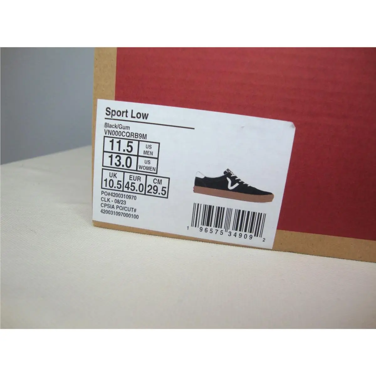 Vans shoes - VANS Sport - Sport - VN000CQRB9M - Black (UPC: 196575349092) 7