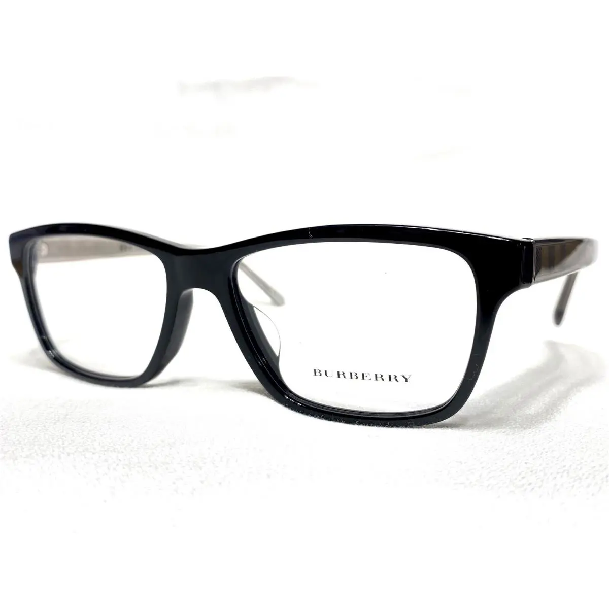 Burberry Eyeglasses Women`s B2214F 3001 Black Square Designer Frames 55/17