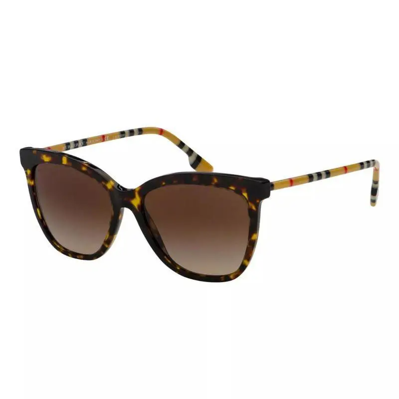 Burberry Sunglasses Be4308 385413 Dark Havana Brown Gradient