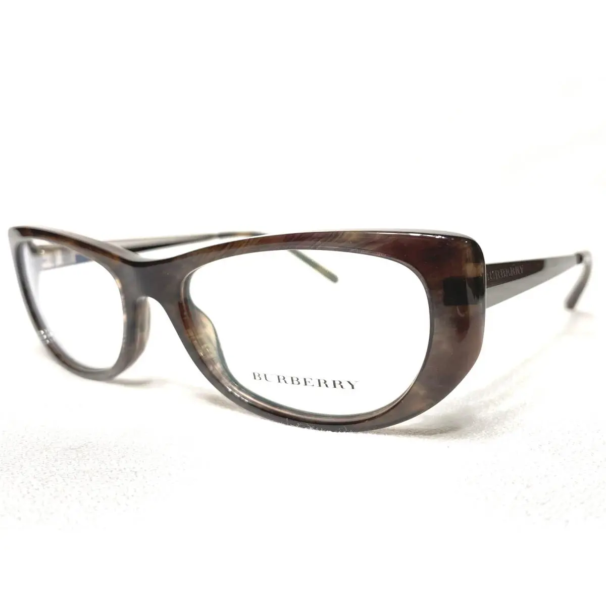 Burberry Eyeglasses Women`s BE2168 3472 Striped Grey Rectangle Frames 51/16