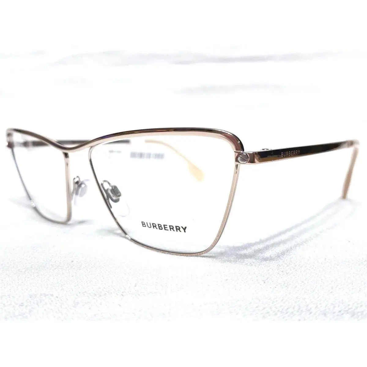 Burberry Eyeglasses Women`s BE1343 1188 Pink Square Cat`s Eye Frames 57/14