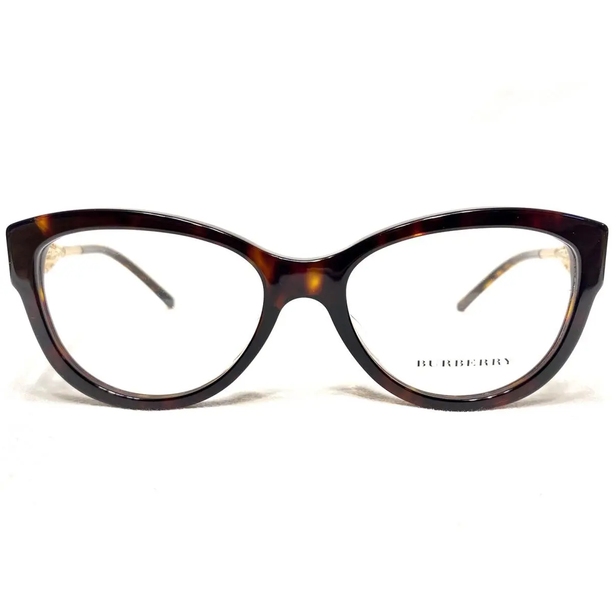 Burberry Eyeglasses Women`s B2210-F 3002 Dark Havana Cats Eye Frames 53/17