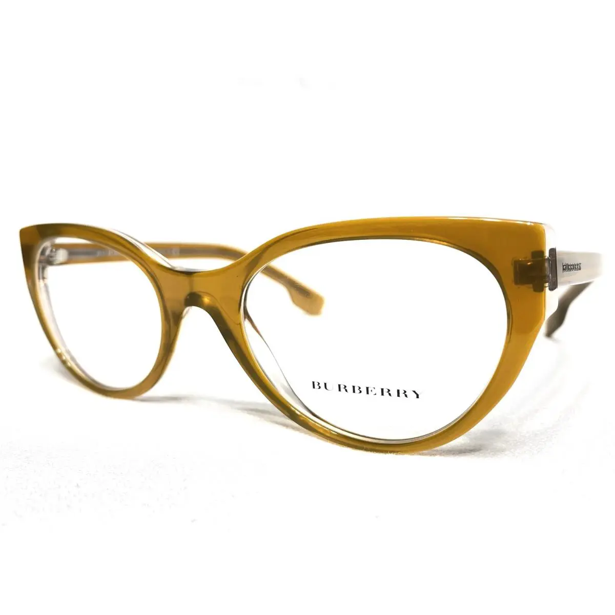 Burberry Eyeglasses Women`s B2289 3775 Brown/orange Cat`s Eye Frames 51/20