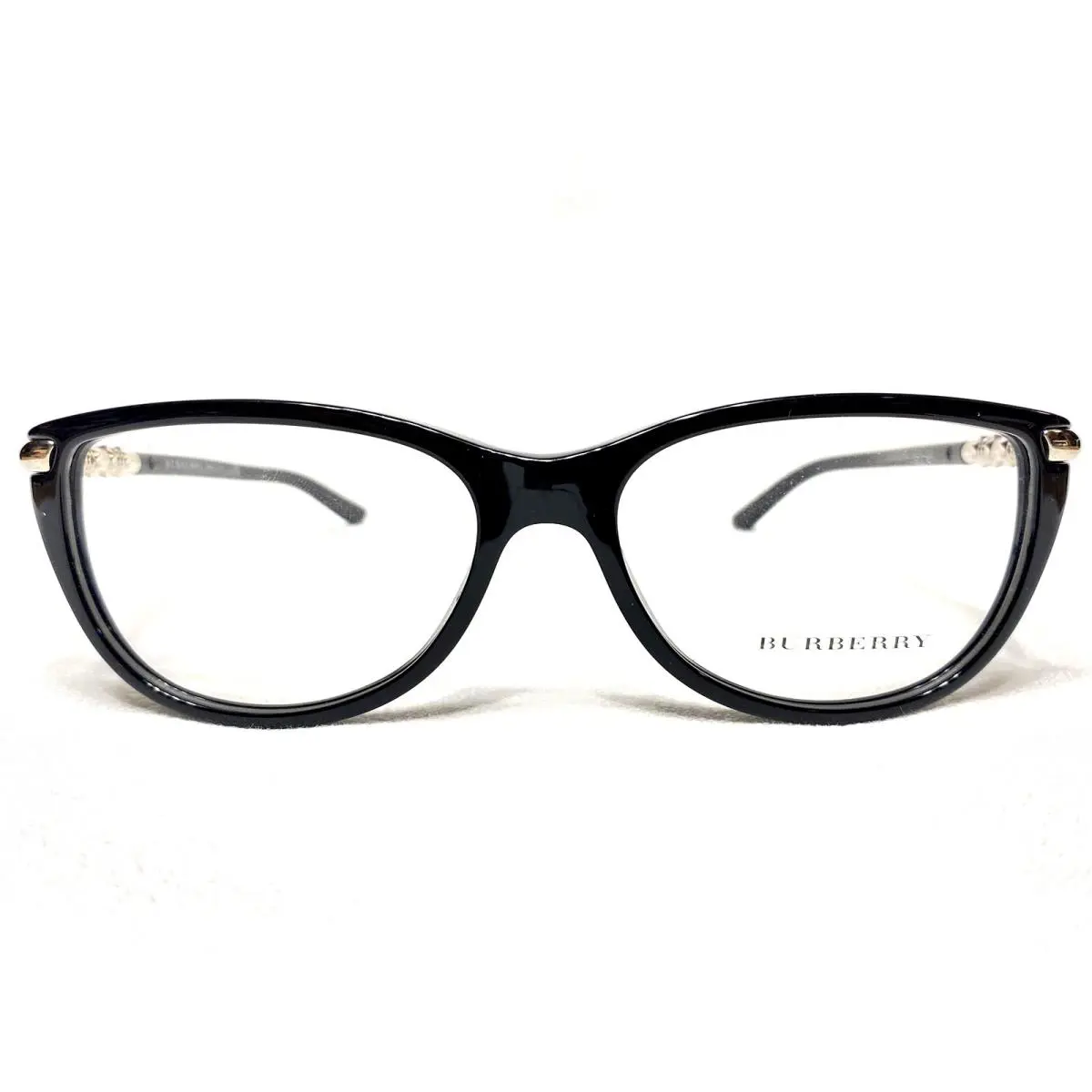 Burberry Eyeglasses BE2107 3001 Womens Black Rectangle Designer Frames 53/15