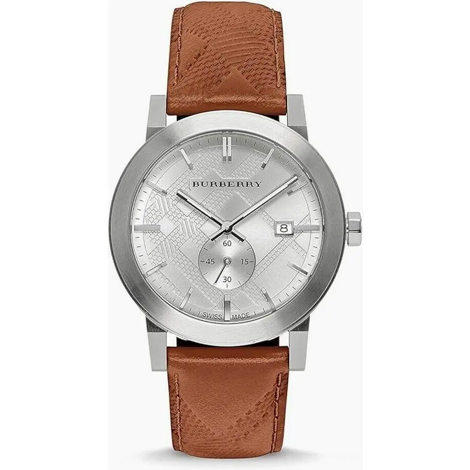 Burberry City BU9904 Embossed Checker 42mm Men`s Watch