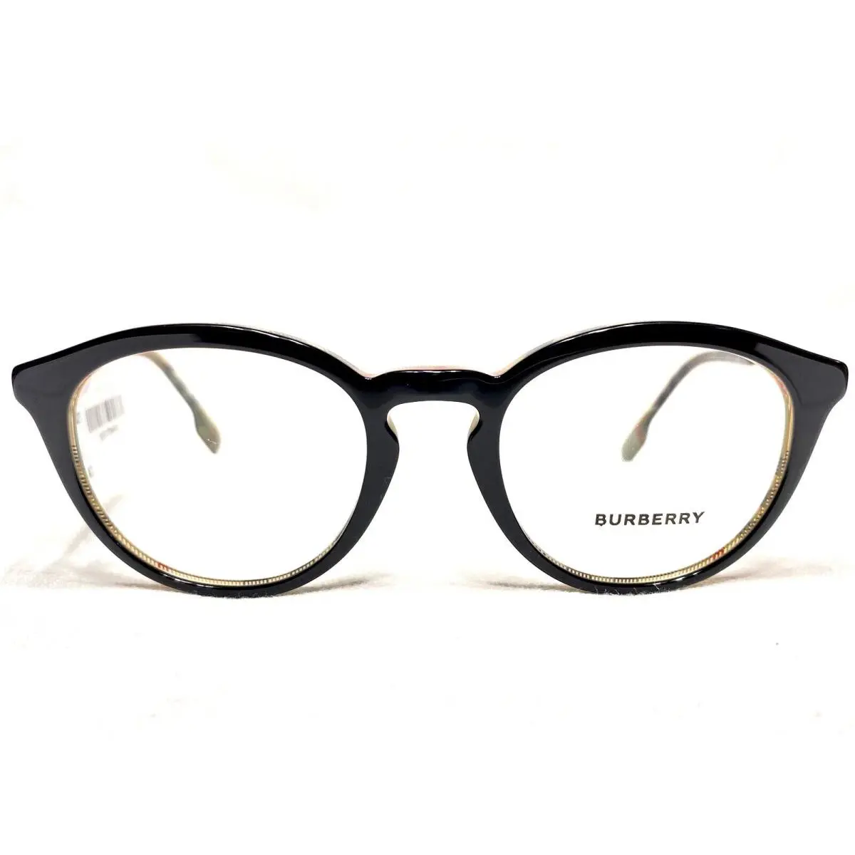 Burberry Eyeglasses B2321 3838 Men`s Black/vintage Round Modern Frames 49/20