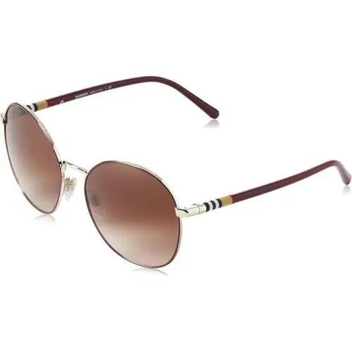 Burberry Women Sunglasses Light Gold W/ Brown Gradient Irregular BE3094-114513