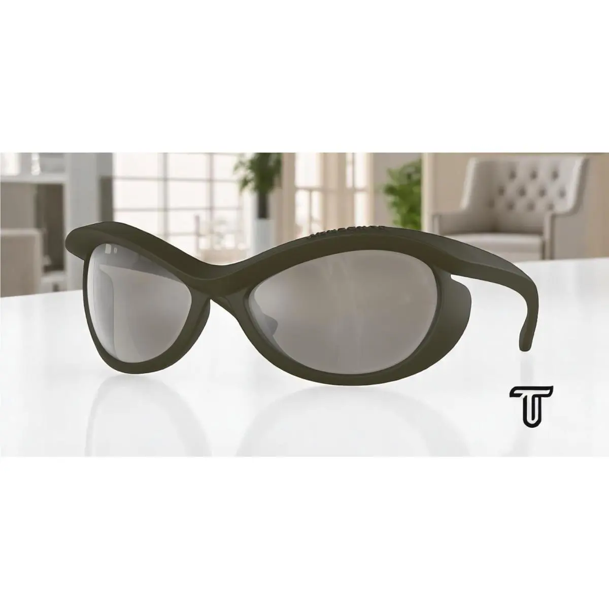 Burberry BE4428U 41096G Polished Ice Blue Demo Lens 47 mm Unisex Sunglasses