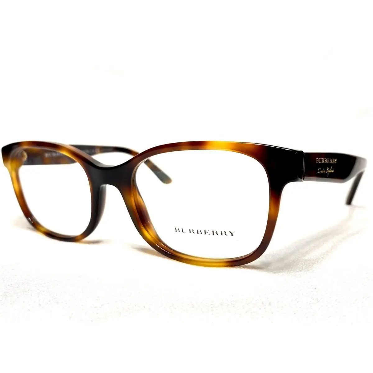 Burberry Eyeglasses Women`s B2263 3316 Light Havana Rectangle Frames 51/18