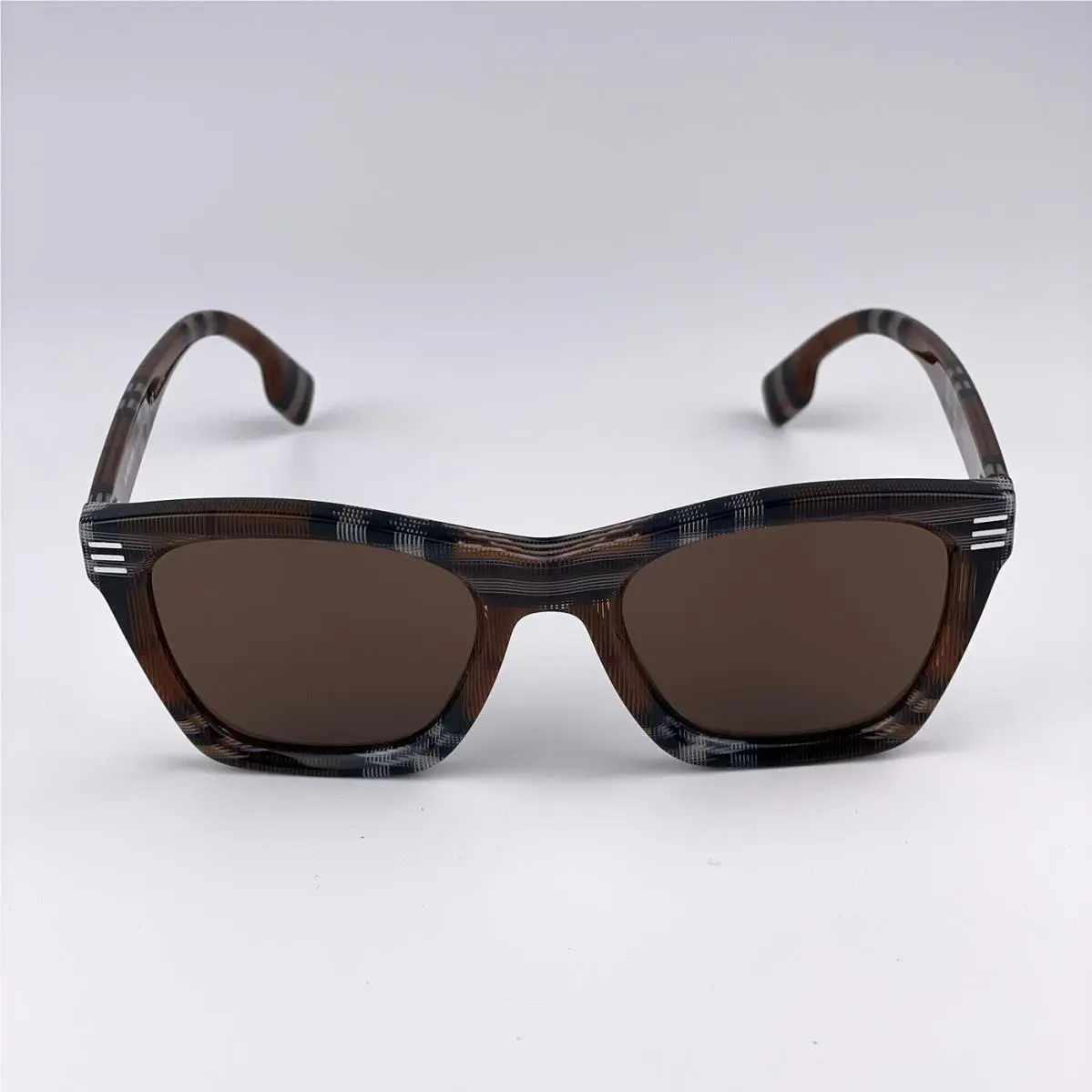Burberry Men Sunglasses Brown Check Square BE4348 396673
