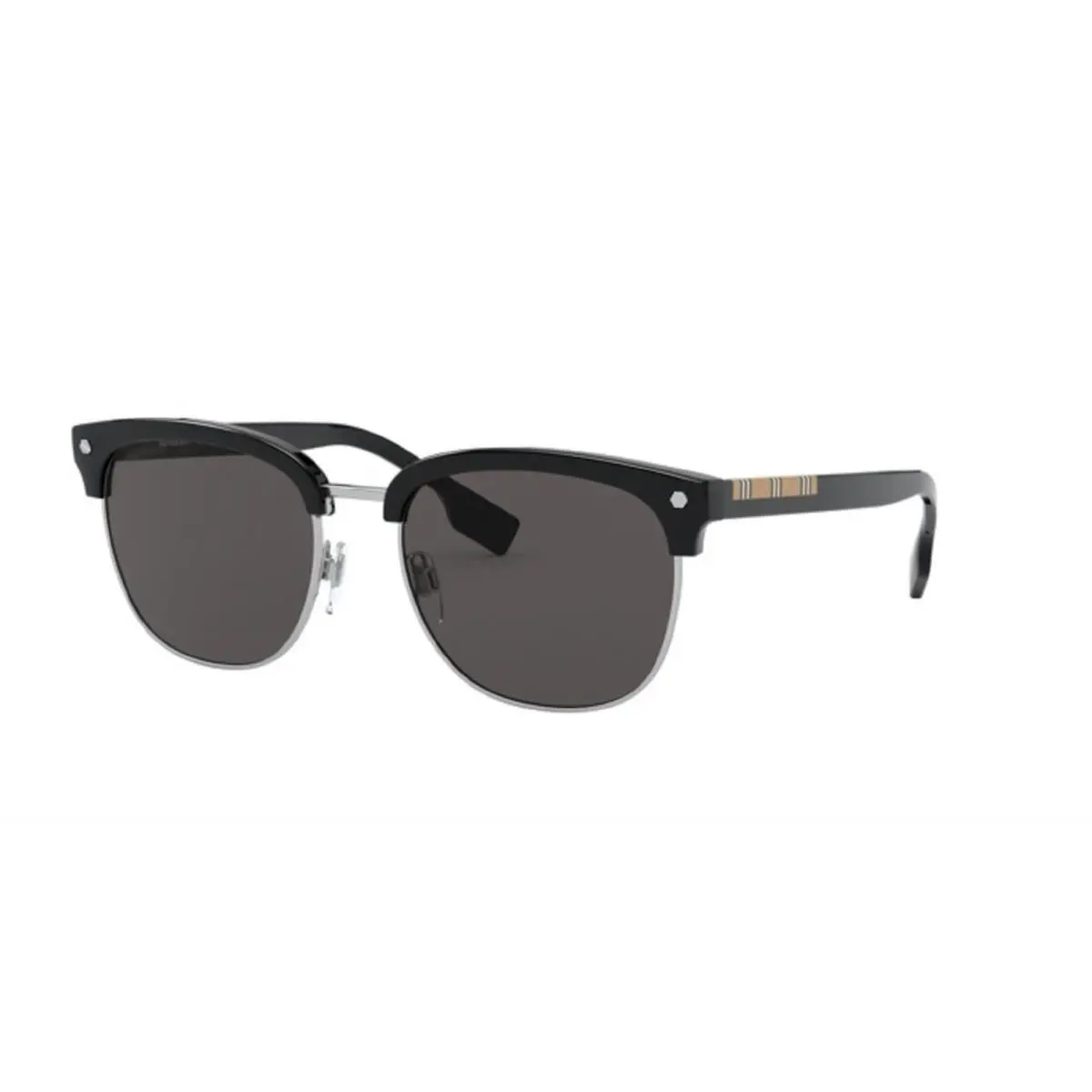 Burberry Men Sunglasses Aubrey Black W/ Grey Square BE4317-300187 55