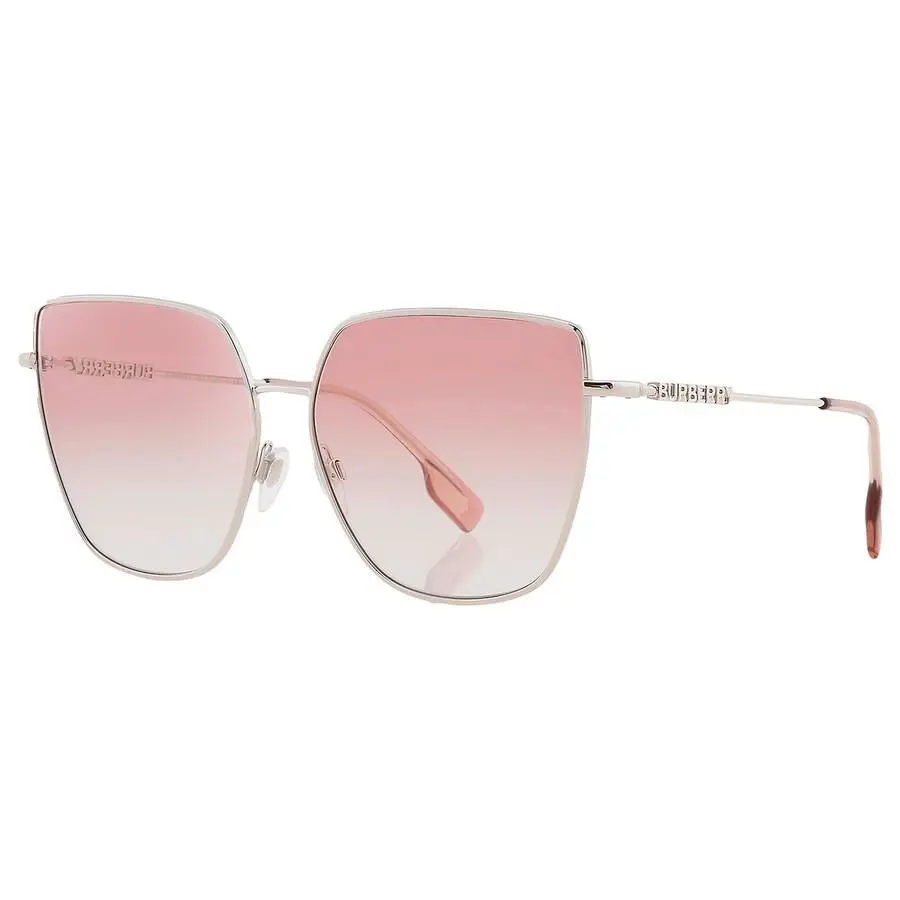Burberry Alexis Sunglasses BE3143 10058D 61mm Silver / Pink Gradient Lens