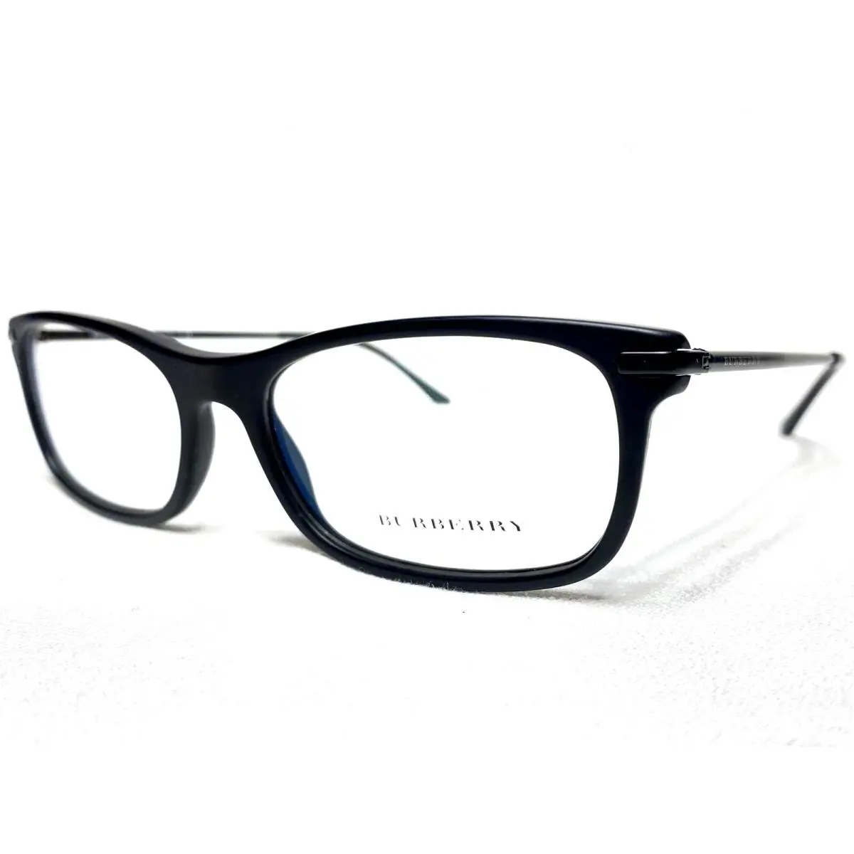 Burberry Eyeglasses Men`s B2195 3464 Matte Black Rectangle Frames 55/17 145
