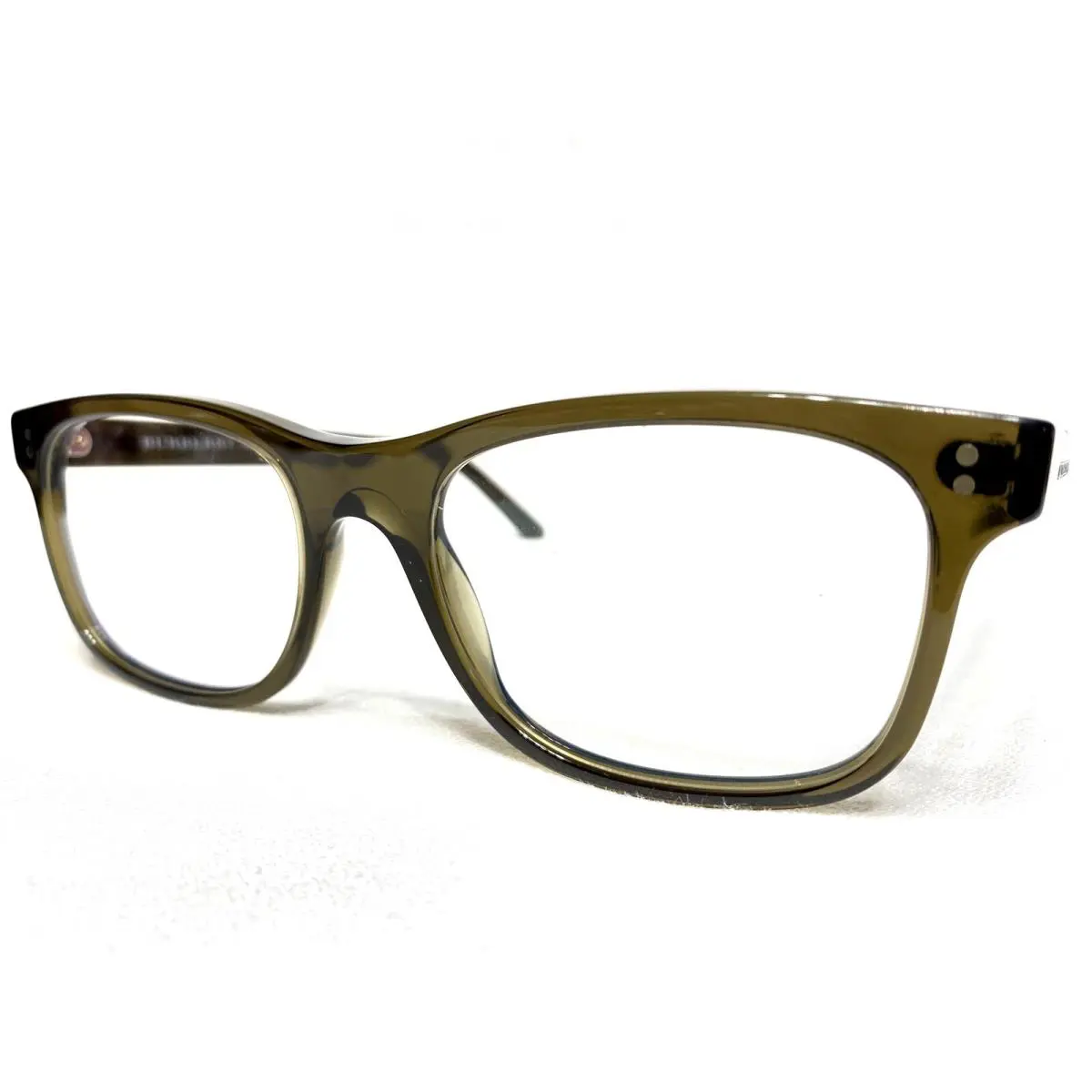Burberry Eyeglasses Men`s B2196 3010 Olive Rectangle Designer Frames 53/18