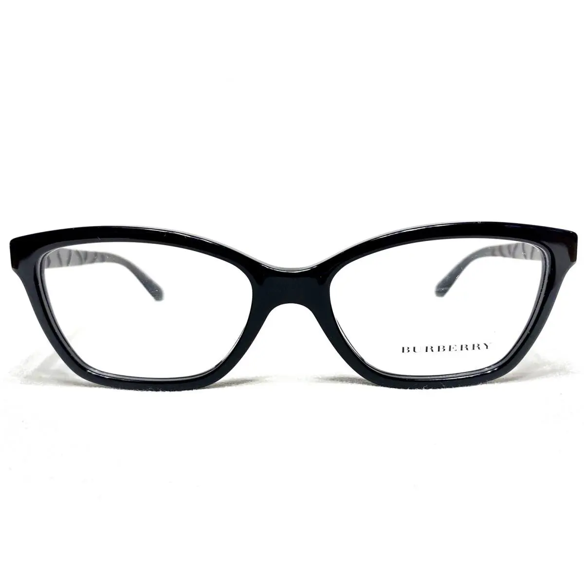 Burberry Eyeglasses BE2221 3001 Women Black Cats Eye Modern Frames 53/17 140