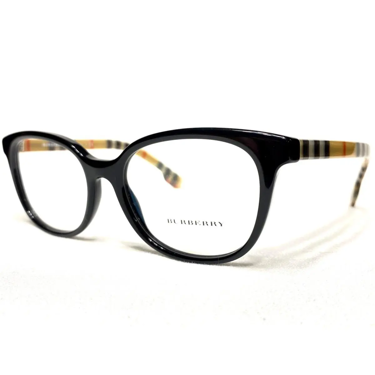 Burberry Eyeglasses Womens B2291 3757 Black Square Designer Frames 53/17 140