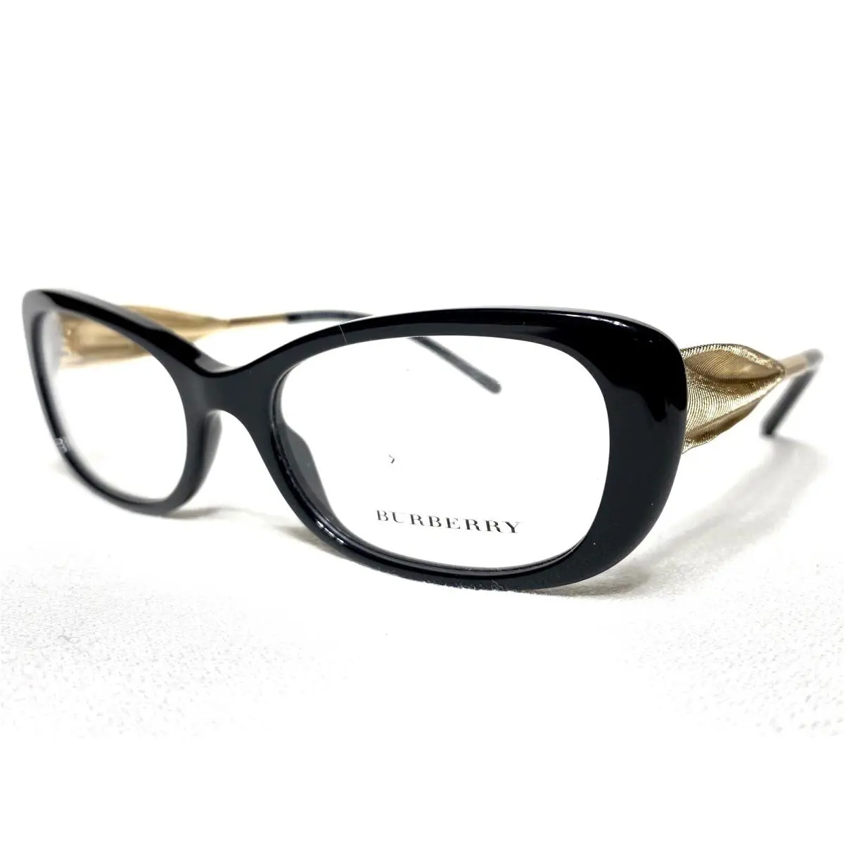 Burberry Eyeglasses Women`s B2203 3001 Black Butterfly Designer Frames 52/17