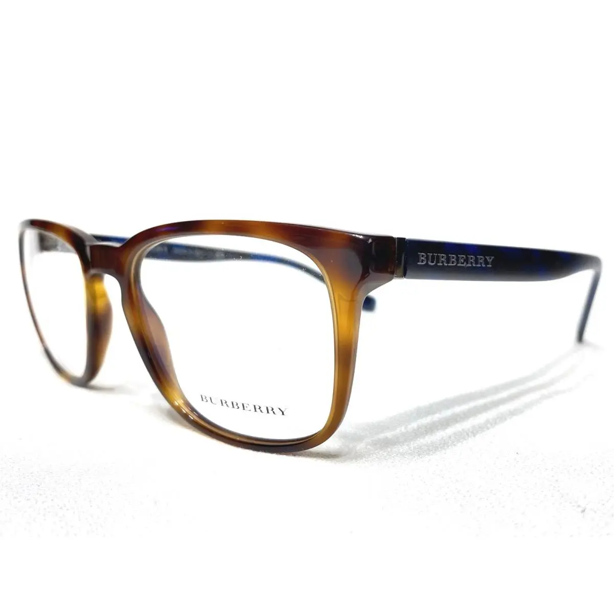 Burberry Eyeglasses Mens BE2239 3617 Light Havana Square Modern Frames 53/18
