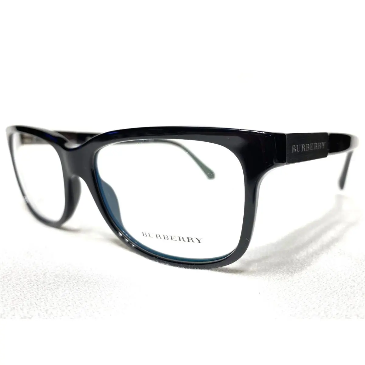 Burberry Eyeglasses Womens BE2164 3001 Black Rectangle Designer Frames 55/17